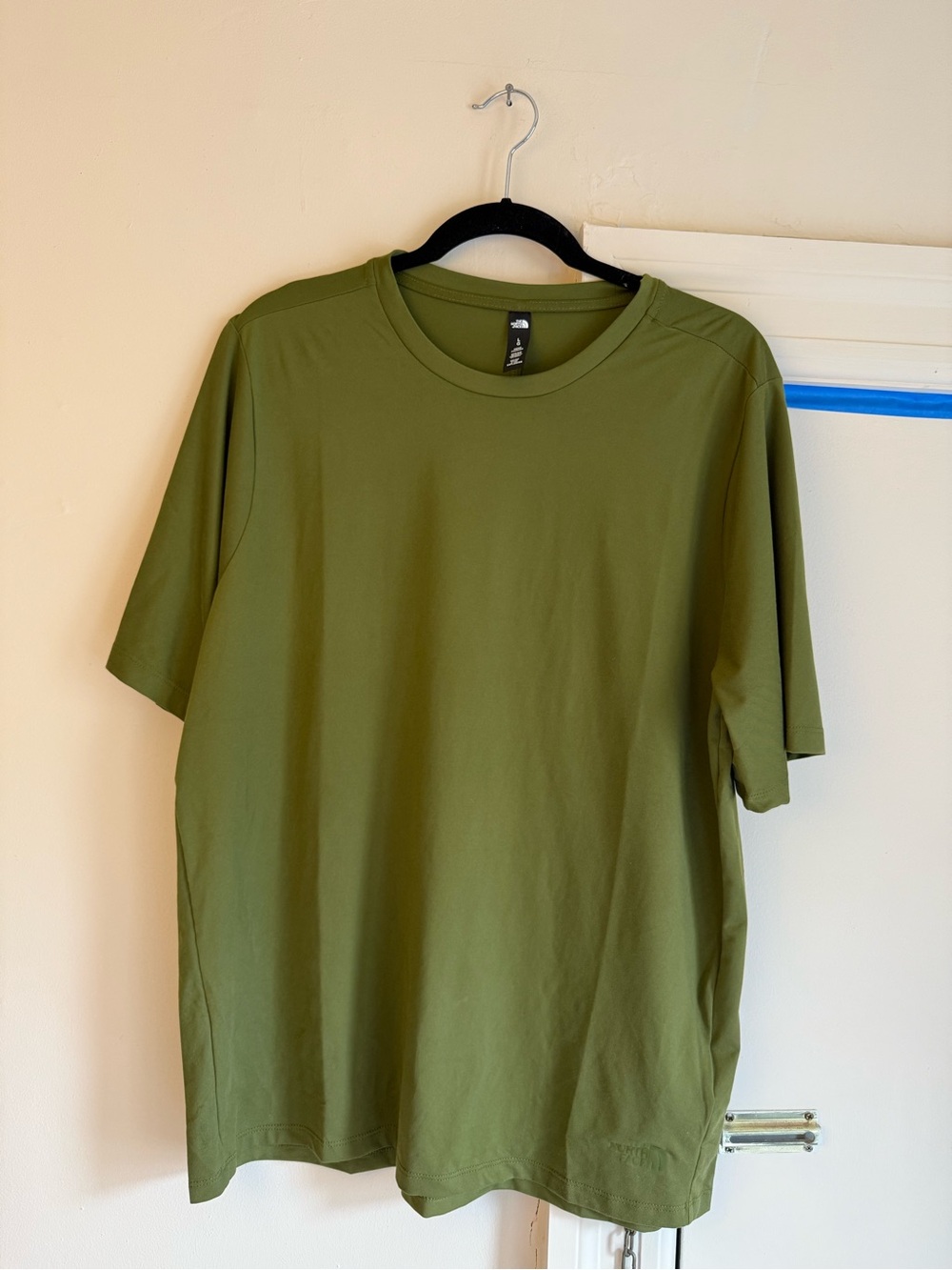 The North Face Men's Olive Crew Neck Short Sleeve Tee